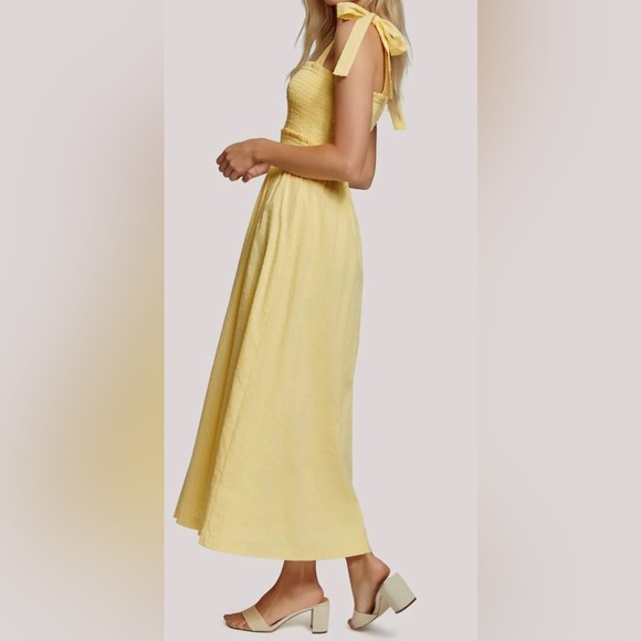 Lost + Wander Yellow Maxi Dress Size XS (0-2) NWT - Picture 3 of 13